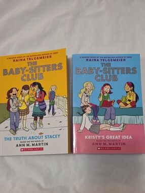 The Baby-Sitters Club Graphic Novels – Set of 2 (Yellow & Blue Covers)